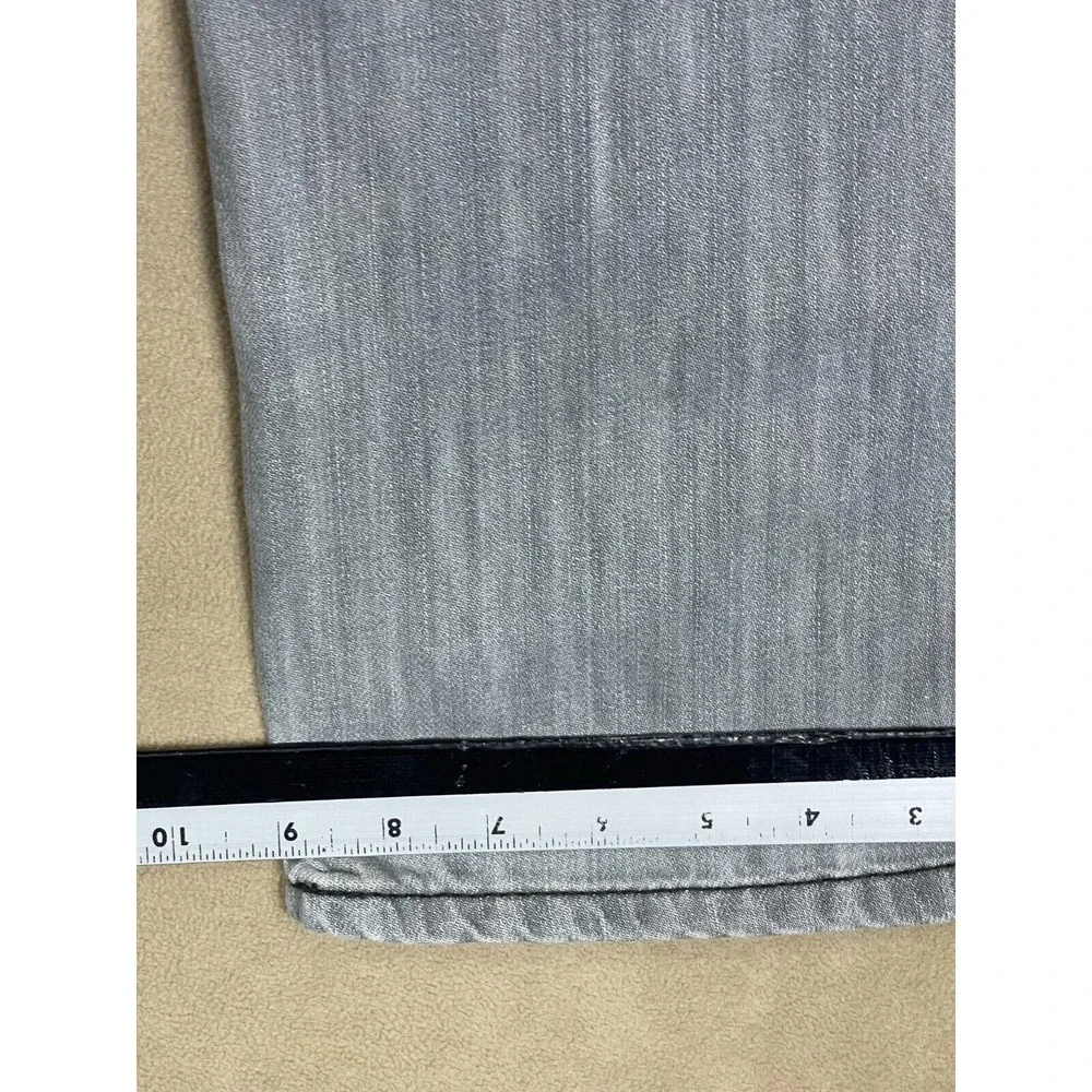 Levi's 514 Slim Straight Jeans Mens 36x30 Mid Rise‎ Straight Leg Gray Denim